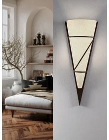 EGLO 87793 - Applique PASCAL 1 1xE14/60W marrone antico/bianco