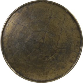 Tavolino rotondo in metallo bronzo ø 67,5 cm Babina - Light &amp; Living