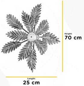 ONLI - Plafoniera FELCE 5xE14/6W/230V bronzo