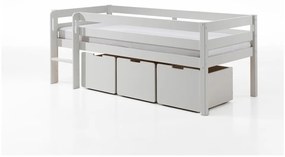 Letto rialzato per bambini bianco, 90 x 200 cm Pino - Vipack