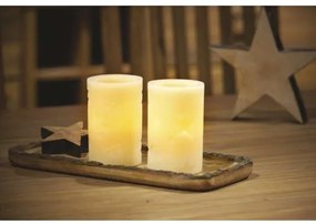 SET 2x LED Decorazioni natalizie 2xLED/2x2AA + telecomando