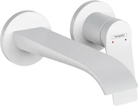 Rubinetto per lavabo a canna media getto a cascata d'acqua Vivenis cromato lucido HANSGROHE H 11.5 cm