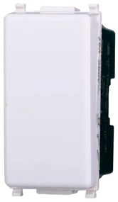 ETTROIT Interruttore 1P 16A Unipolare Colore Bianco Compatibile Con Vimar Plana