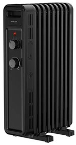 Sencor - Radiatore elettrico a olio con 9 elementi, 3 livelli di potenza 800/1200/2000 W, 230 V, nero