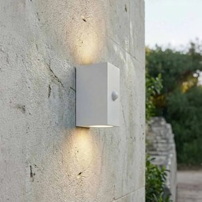 Applique GU10 con Sensore di Movimento IP65 Bidirezione - Bianca