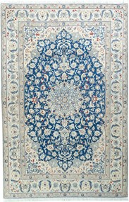 Nain Tappeto persiano 200x310 Blu (Iran) Annodato A Mano
