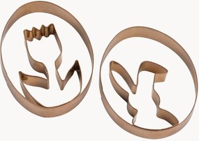 Set di 2 stampi per biscotti Rabbit & Tulip