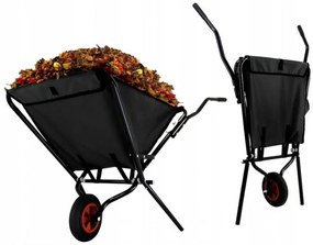 Carrello pieghevole da giardino GARDENLINE nero