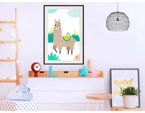 Poster Playful Llama