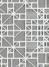 Arte International Carta da parati Window - Grau