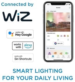 SET 2x Lampadina LED RGB dimmerabile Philips A60 E27/8W/230V Wi-Fi