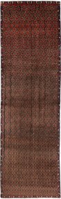 Hamedan Tappeto 370 x 110 Blu (Iran) Annodato A Mano