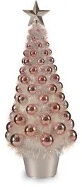 Albero di Natale Iridescente 21,5 x 51 x 21,5 cm Rosa Plastica polipropilene