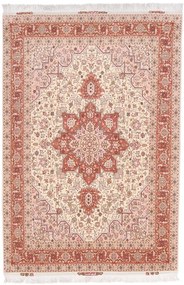 Tabriz Tappeto persiano 150x230 Rosa (Iran) Annodato A Mano