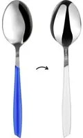 Cucchiaio da tavola sfuso bicolore blu e bianco