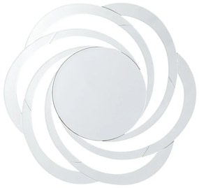 Specchio da parete argento ⌀ 70 cm TREBAN Beliani