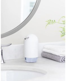 Dispenser di sapone in plastica bianca 230 ml Touch - Umbra