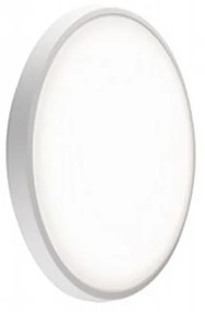 Plafoniera Da Esterno Electra Alluminio E Termoplastica Bianco Led 28W 4000K