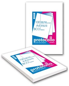 CF100 FOGLI PROTOCOLLO 120GR BIANCO