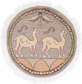Agra Tappeto 50x50 (Indian) Annodato A Mano