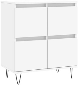 Credenza Bianca 60x35x70 cm in Legno Multistrato