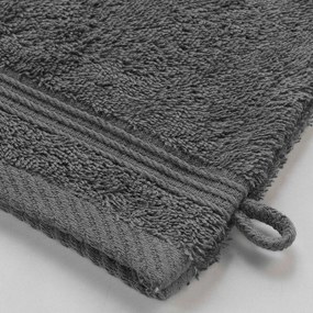 Manopola grigio scuro in cotone 15x21 cm Tendresse – douceur d'intérieur