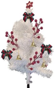 Decorazione natalizia LED/1W/230V 75 cm IP44 bianca