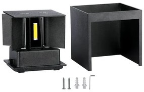 Applique LED da esterno LED/11W/230V 3000K IP65 nero