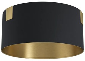 Eglo 39963 - Plafoniera TORTOLA 1xE27/40W/230V nero/oro