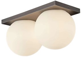 Antidark - Palla Mini C290 LED Plafoniera Dim-to-Warm Opale/Titanium Antidark