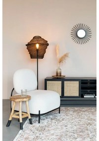 Tavolo TV in rattan nero 38x55 cm Guuji - White Label