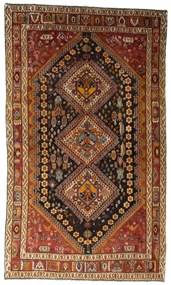 Shiraz Tappeto 150x250 Blu (Iran) Annodato A Mano