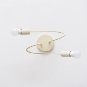 Plafoniera OXFORD 2xE27/15W/230V, colore crema