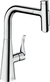 Miscelatore Monocomando Da Cucina 320 Bocca Estraibile 2 Jet Cromo Hansgrohe Metris Select M71