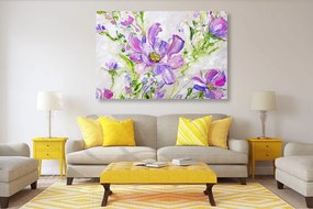 Stampa su tela – Fiori dipinti dell'estate