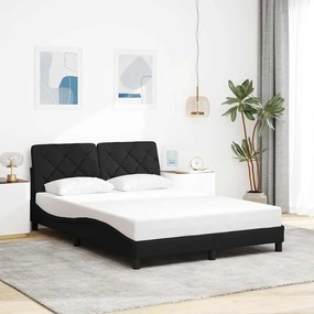 Giroletto Senza Materasso Nero 140x190 Cm İn Tessuto /