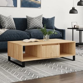 Tavolino Da Salotto Rovere Sonoma 104x60x35cm Legno Multistrato /