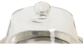 Centrotavola DKD Home Decor Cristallo Argentato Alluminio (19 x 19 x 22 cm)