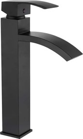 Mexen Libra rubinetto lavabo alto, nero - 745110-70