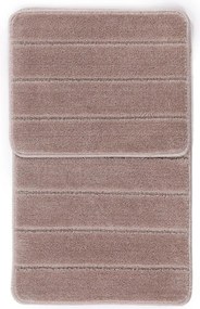 Set di tappetini per il bagno marroni 2 pz 50x80 cm Yeni Cizgli – Foutastic
