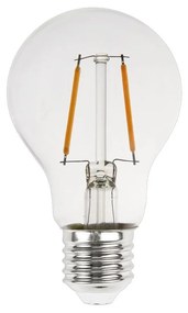 Lampada LED E27 2W a Filamento 140lm/W No Flickering - A60 Colore Bianco Caldo 2.700K