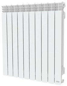 Radiatore acqua calda DE'LONGHI MARVYS in alluminio 1 colonna, 10 elementi, interasse 800 mm, bianco