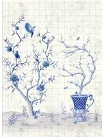 Coordonne Carta da parati panoramica Meihua - Blue Spirulina