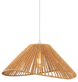 MAXLIGHT P0577 - Lampadario a sospensione con filo AMALFI 1xE27/15W/230V diametro 45 cm beige