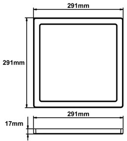 Globo 12380-24B - Plafoniera LED LASSE LED/24W/230V 3000/4000/6500K nero