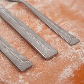 Posate argentate in acciaio inox 24 pz Bright – Orion