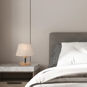 Brilagi - LED Lampada da tavolo ANTHONY 1xE14/40W/230V quercia/beige