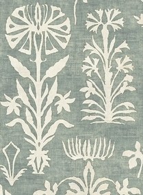 Lewis & Wood Carta da parati Papyrus - Eau de Nil