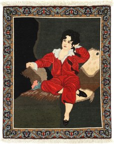 Tabriz Tappeto 80 x 60 (Iran) Annodato A Mano