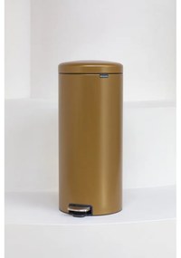 Cestino per la spazzatura color ottone in acciaio con pedale 30 l NewIcon – Brabantia